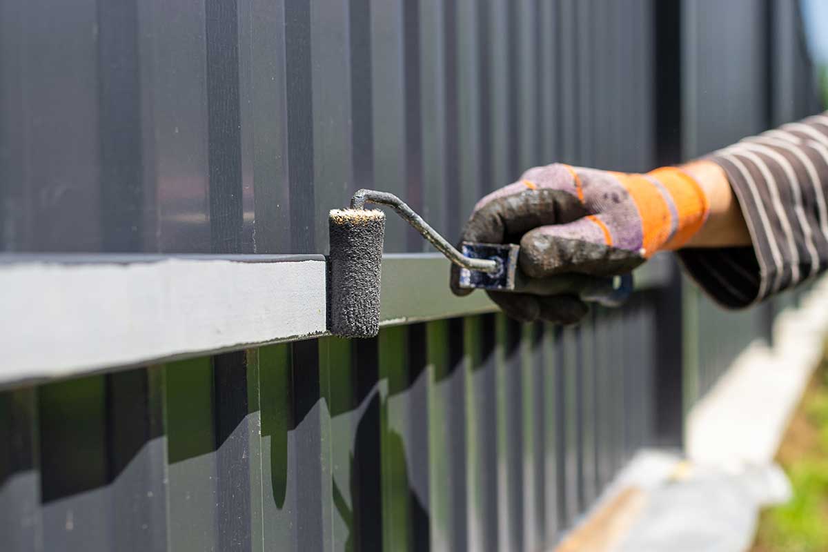 At Jc Carpentry Painting A Well Painted Fence Is The Finishing T